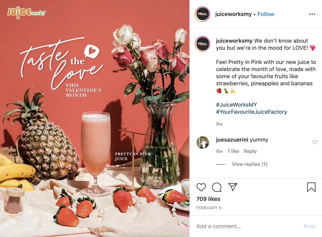 Juice Works Social Media Seasonal Drink Post