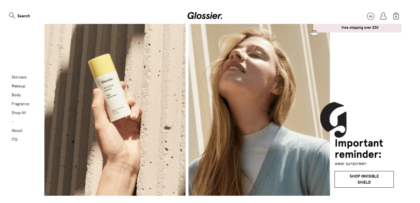 Glossier Social Media Customer Experience