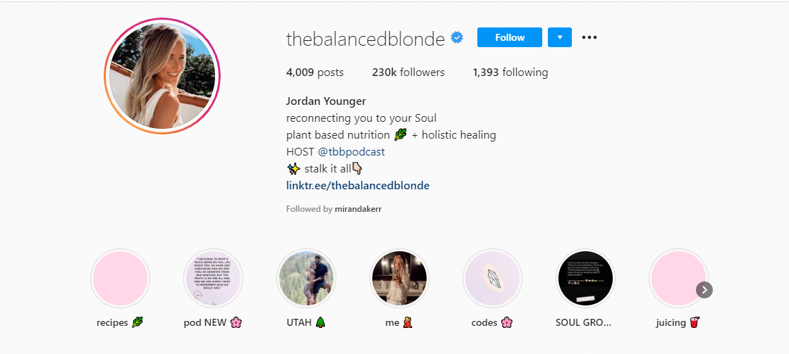 thebalancedblonde Instagram