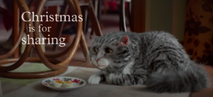 Sainsbury's cat commercial for Christmas