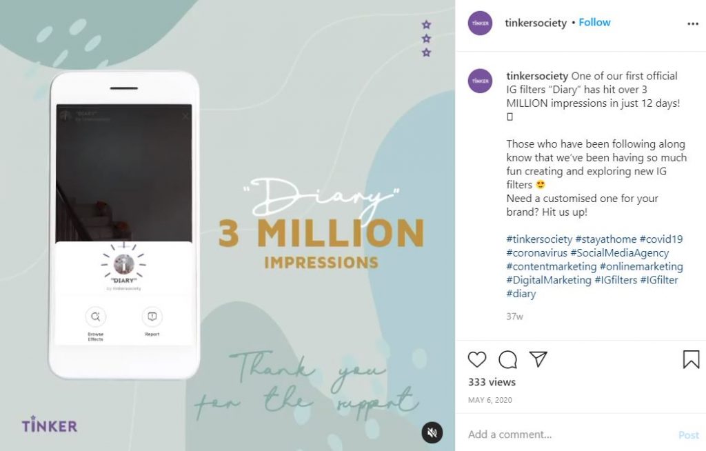 Diary Filter - By Tinker Society will help boost your Instagram reach.