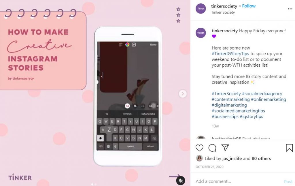 How to make creative Instagram Story