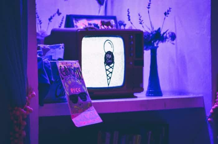 ice cream ad on TV